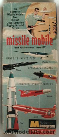 Monogram 1/128 Missile Mobile - Regulus II / Bomarc / Rascal / Matador / Atlas / Snark, PD43-98 plastic model kit